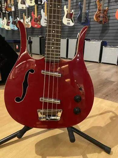 Danelectro '58 Longhorn Electric Bass Guitar - Red Hot 2